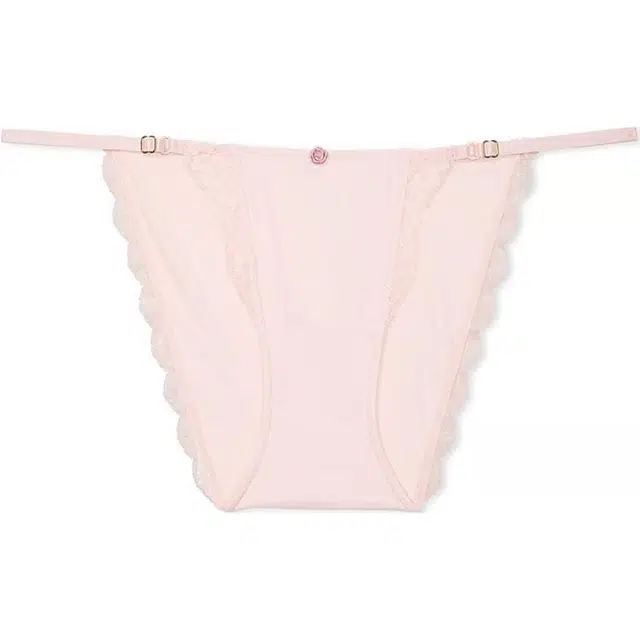 Victoria's Secret DREAM ANGELS Lace Adjustable String Bikini Panty P P 1