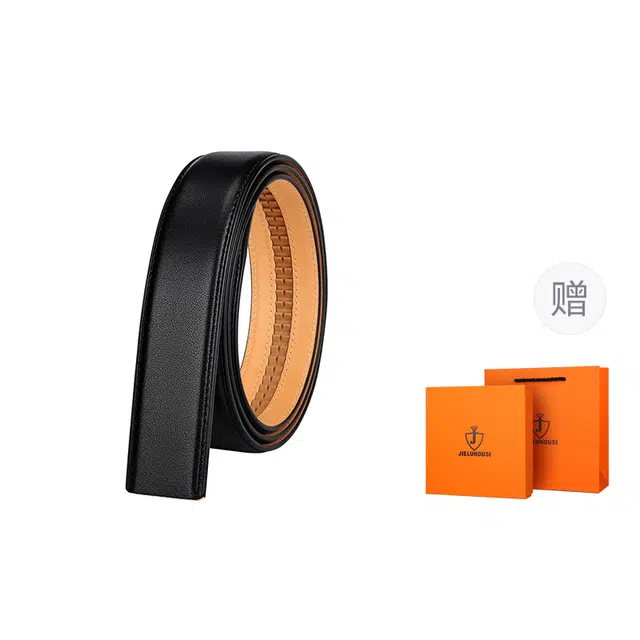 杰伦欧斯 男士头层牛皮 无头皮带 男款 植鞣擦色工艺