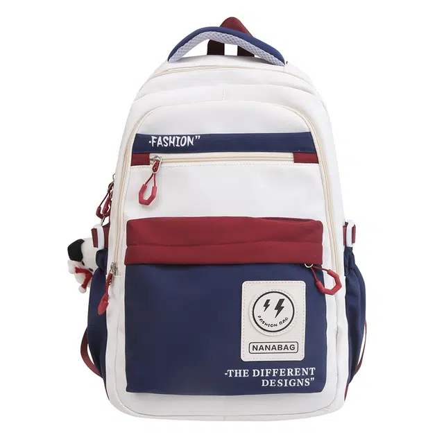 帕克熊 耐用时尚百搭简约 尼龙 双肩包 男女同款情侣款 多色