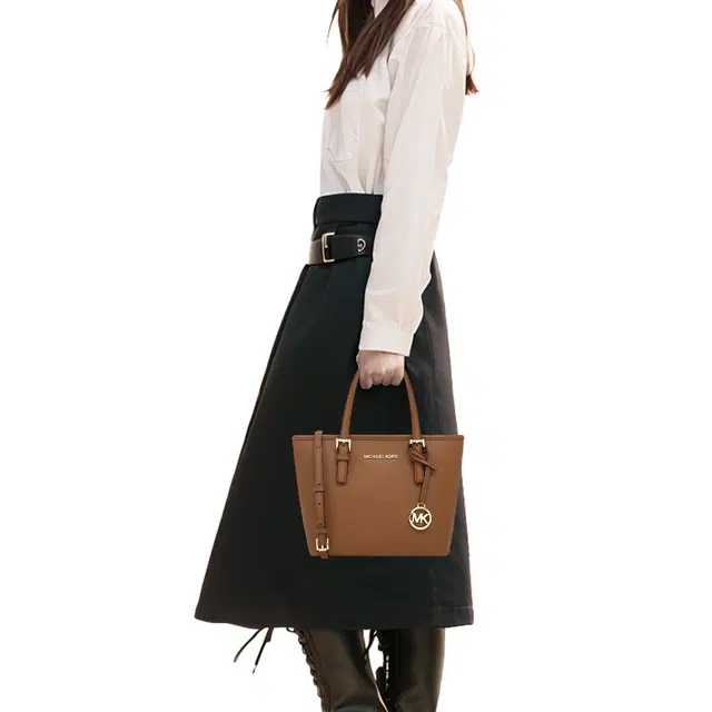 MICHAEL KORS MK Jet Set Logo Tote
