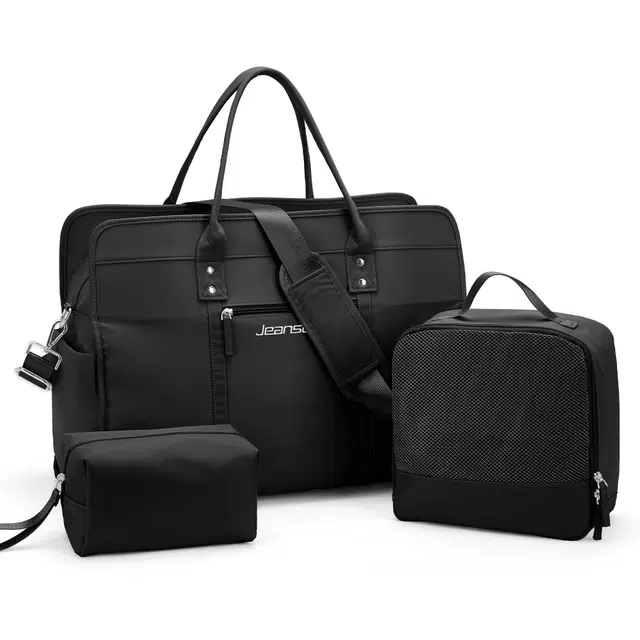 真维斯 时尚大容量短途出差旅游多功能休闲百搭运动三件套 织物 单肩包旅行包健身包斜挎包 常规 男女同款情侣款 多色