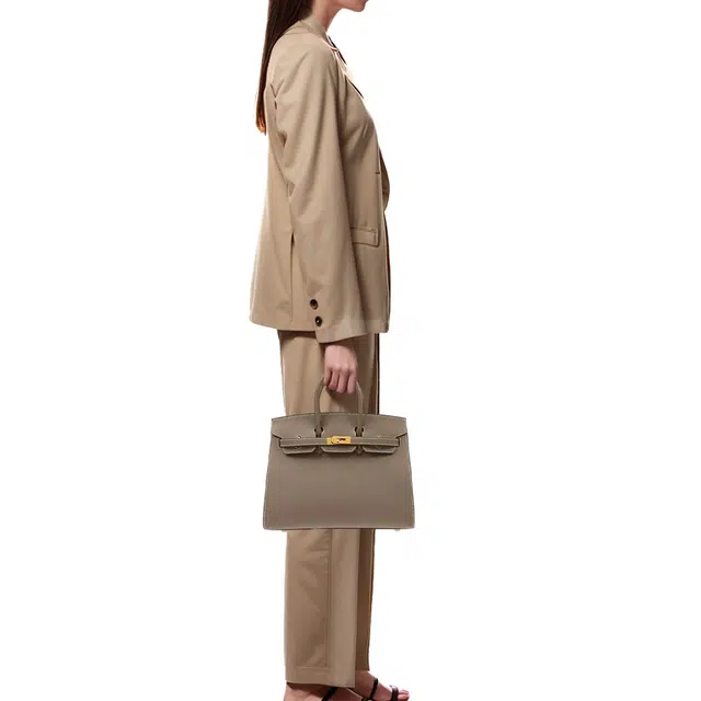 HERMES Birkin 25 Epsom 18 Etoupe