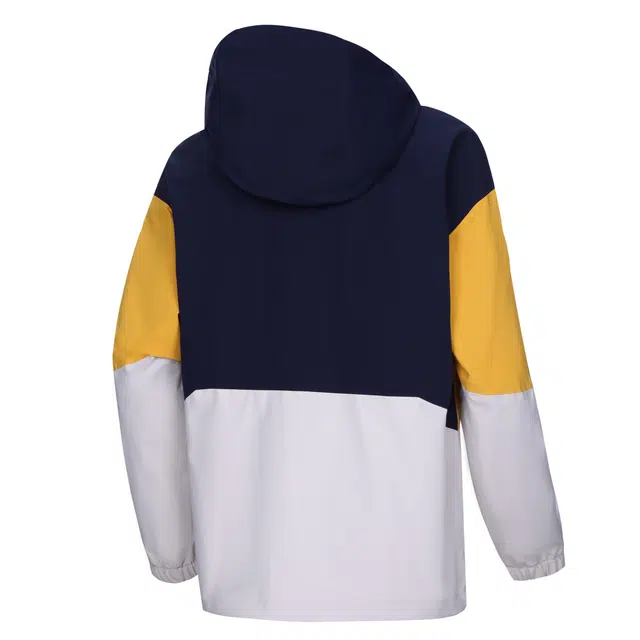 熊猫  拼接撞色休闲舒适连帽  防水防风耐磨冲锋衣 男女同款