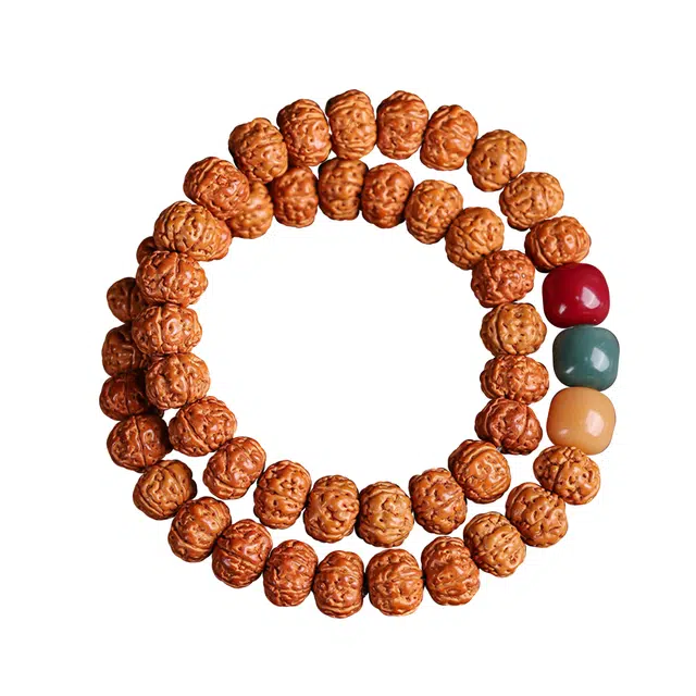 京华录 国潮小众设计手持盘玩佛珠 高级感民族风招财纳福转运 禅意精致典雅 金刚菩提 手串 男女同款情侣款