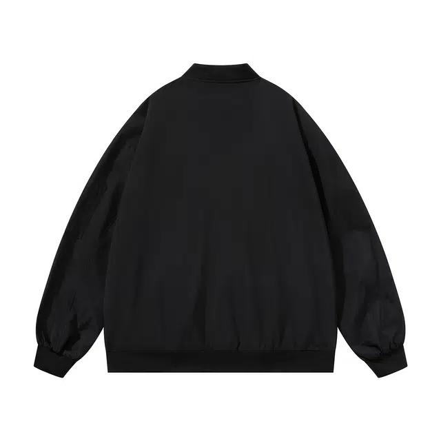 三体 虫子从来就没有被真正战胜过系列 美式复古简约基础字母印花宽松百搭潮牌棒球领户外工装开衫飞行员服夹克外套 男女同款