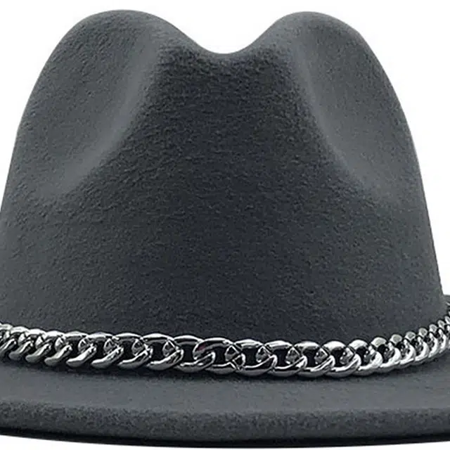 浪莎 欧美款多色 舞台帽毛呢 毡帽爵士礼帽帽子 男女同款情侣款