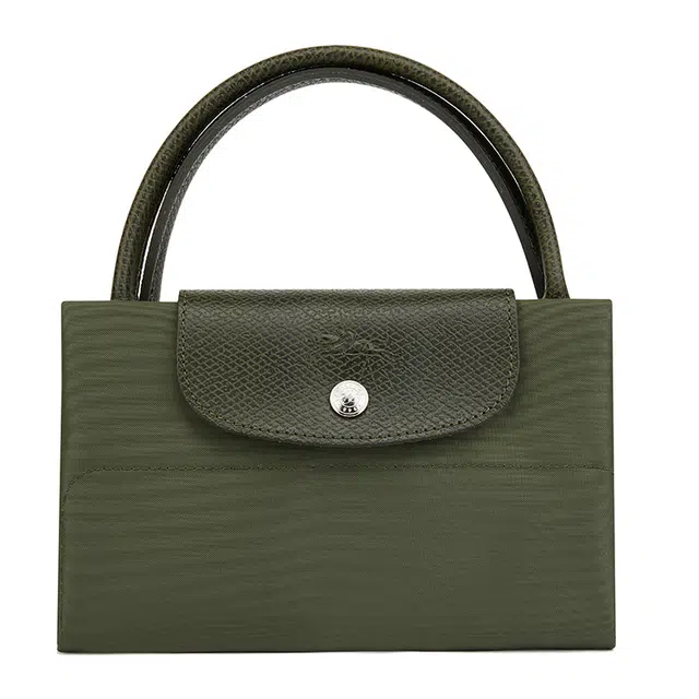 LONGCHAMP Le Pliage Green Logo Tote