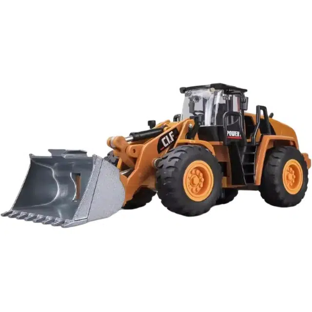 卡威 工程车合金玩具 推土机挖掘机 成品模型