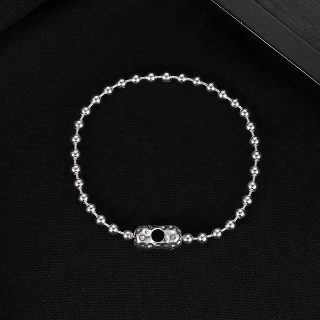 沂茹 新中式冷淡风转运珠花生手串圆珠手链情侣手串首饰配饰男女同款