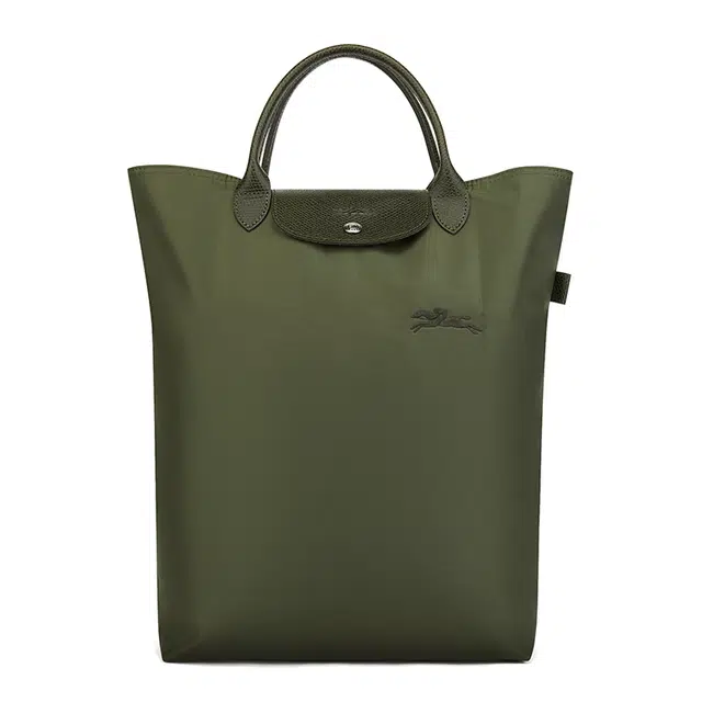 LONGCHAMP Le Pliage Green Logo Tote