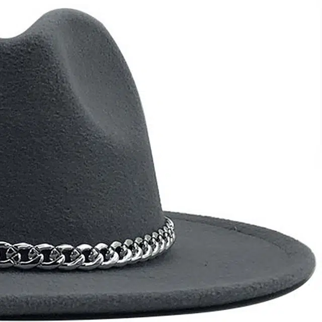 浪莎 欧美款多色 舞台帽毛呢 毡帽爵士礼帽帽子 男女同款情侣款