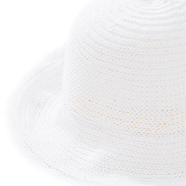 浪莎 春夏混线盆帽遮阳帽子女 明星 折叠荷叶边渔夫帽 男女同款情侣款