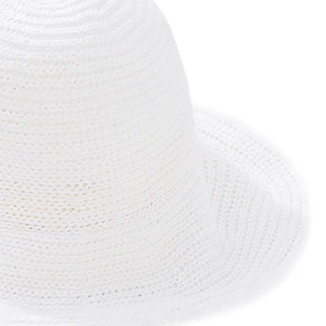 浪莎 春夏混线盆帽遮阳帽子女 明星 折叠荷叶边渔夫帽 男女同款情侣款