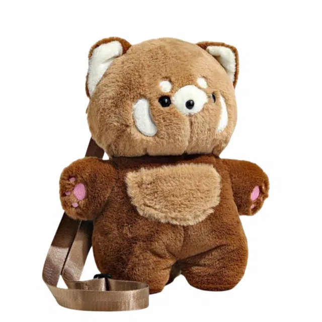 雄俊 高颜值小熊猫 背背包 玩偶周边