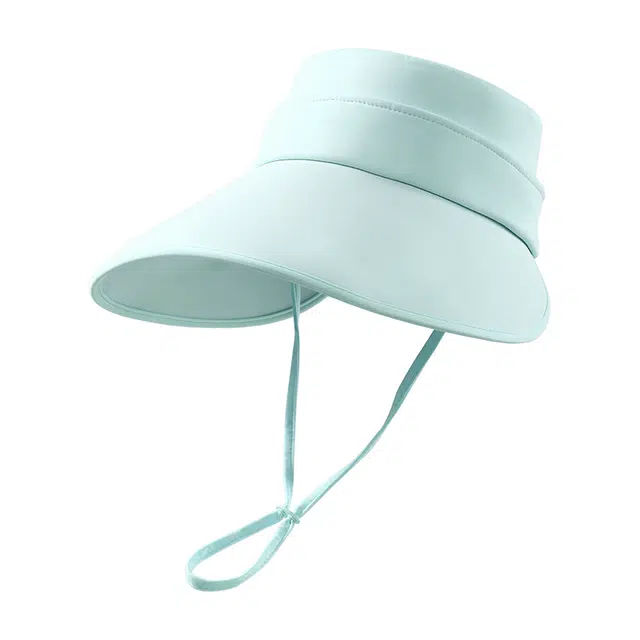 浪莎 遮阳帽子户外大帽檐显脸小太阳防紫外线环绕式全面遮脸透气可折叠易收纳 锦纶 防晒帽 女款