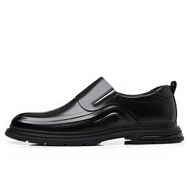 健休 二层牛皮 轻便简约 舒适耐磨 休闲鞋 男款