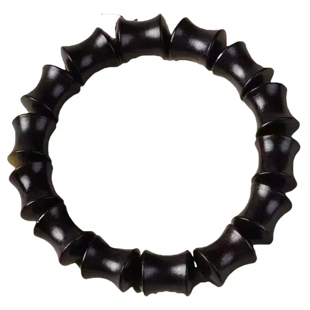 吉千年 节节高升 黑檀 木作手串 男女同款情侣款 黑檀