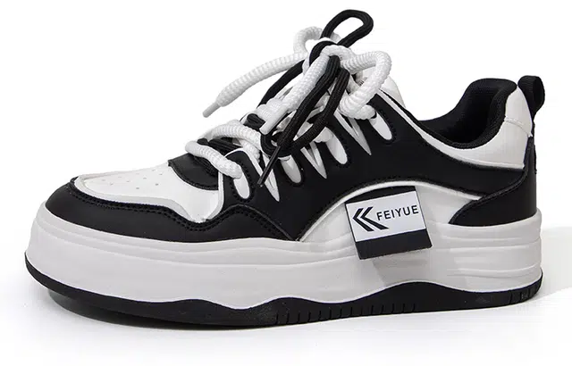 Feiyue Panda Low Top Sneakers Black White