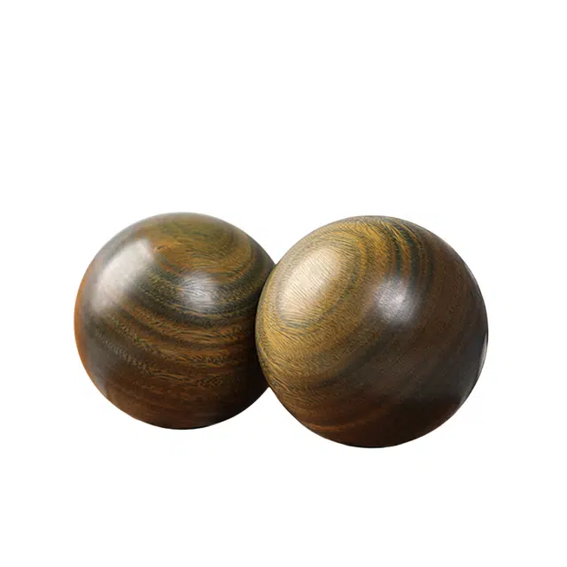 吉千年 复古盘玩 绿檀 保健球 男女同款情侣款 绿檀