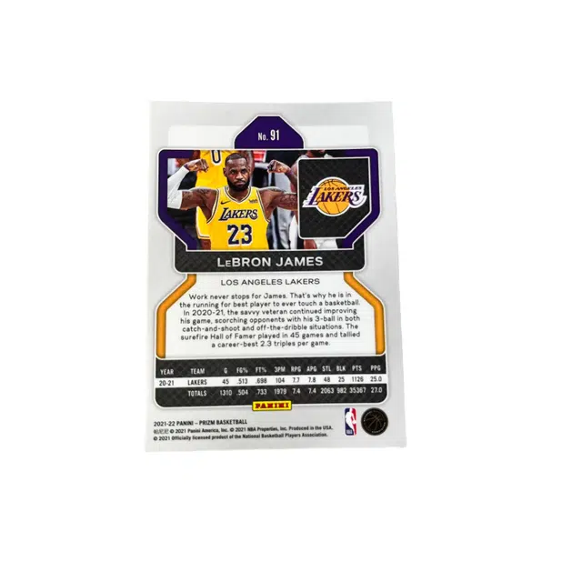 PANINI 2021-2022 prizm base