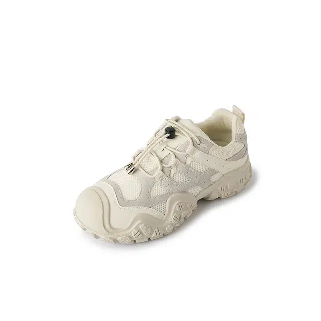 生活休闲甜美时尚透气松糕底百搭少女鞋 低帮 老爹鞋 女款