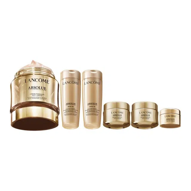 兰蔻 玫瑰清爽护肤套装 舒缓紧致 六件套