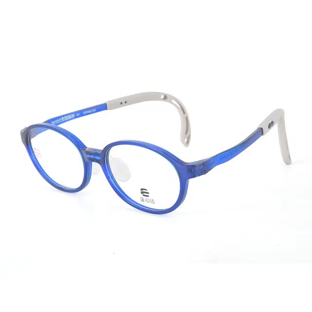 【联系客服可配度数】 康视顿 轻巧 全框 椭圆形 光学镜架 儿童款