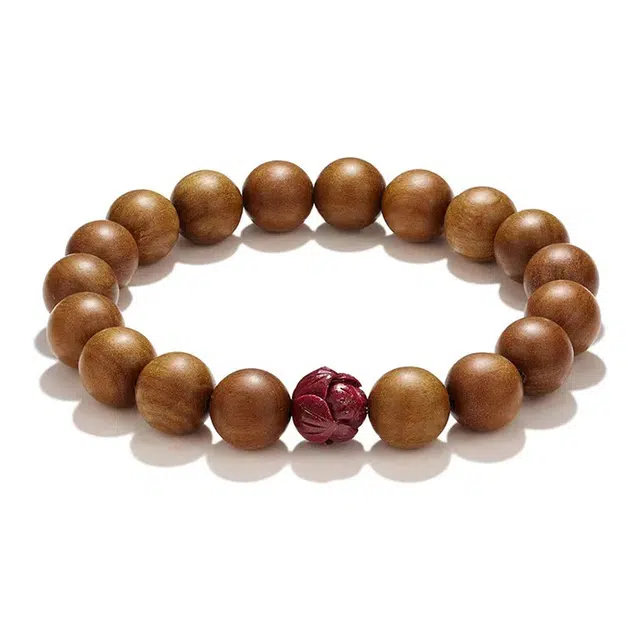 周帝王 灵隐寺有钱花系列中国结平安结佛珠转运珠小众招财平安喜乐新中式国风财源滚滚生日盘缠手链送礼 桃木 手串 男女同款情侣款