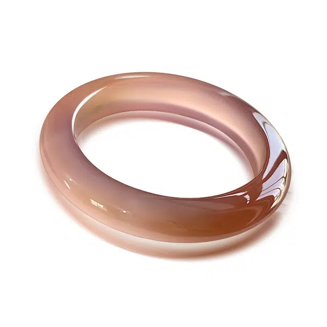 谧月珠宝 简约气质精致甜美冰透 复古国风国潮古韵轻奢森林系 小清新优雅百搭新中式小众设计温柔高级感 玛瑙  玉石手镯 女款