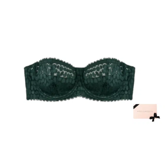 好奇蜜斯无肩带内衣女夏季薄款大胸显小抹胸防滑隐形文胸裹胸美背 礼盒装