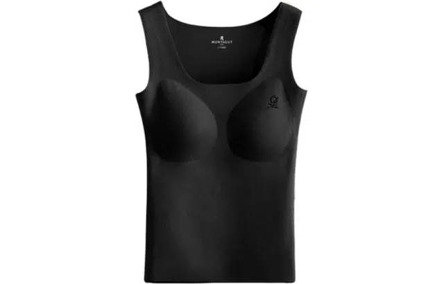 梦特娇 方领无痕保暖背心新 女款