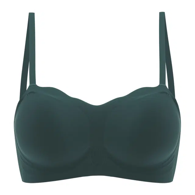 丝之莎 纯色小胸聚拢内衣女无痕无钢圈收副乳防下垂文胸