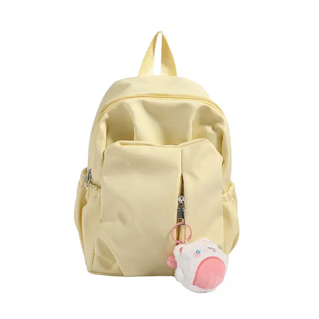 德力熊 简约纯色百搭 尼龙 双肩包 女款 多色