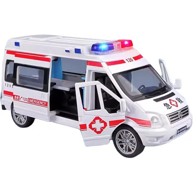卡威 救护车 超大号 成品模型