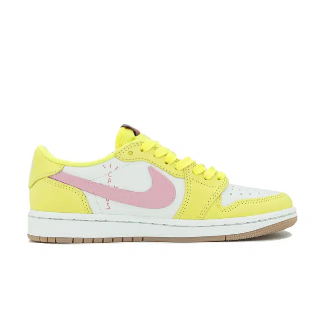 Travis Scott x Air Jordan 1 Low "Yellow Pink"