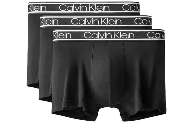 Calvin Klein Logo Boxer Briefs 3-Pack Black