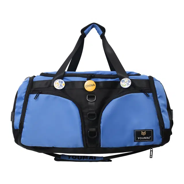 醇龙 大容量干湿分离多功能 尼龙 旅行包 男女同款情侣款 黑/黄/卡其/粉/军绿/青绿/蓝