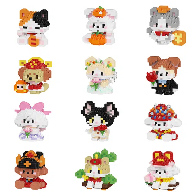 12 3829pcs CLC7297-7308