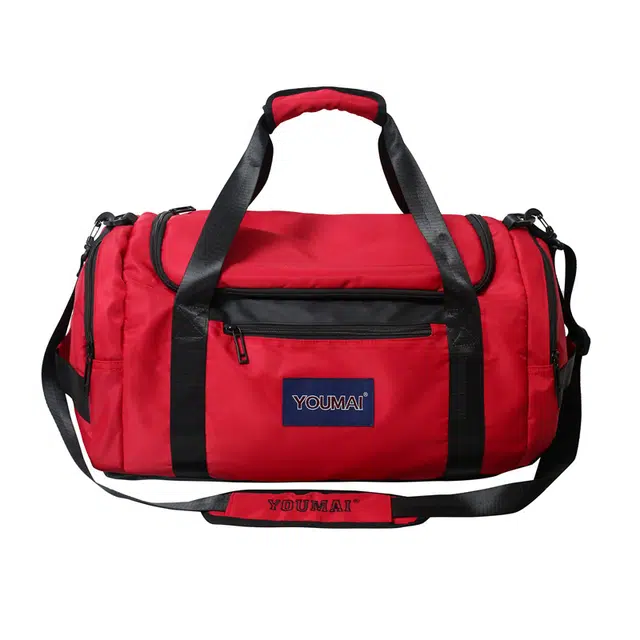 醇龙 拉链开合休闲简约 尼龙拼复合布 旅行包 男女同款情侣款 红色/粉色/黑色/黄色/绿色/卡其色