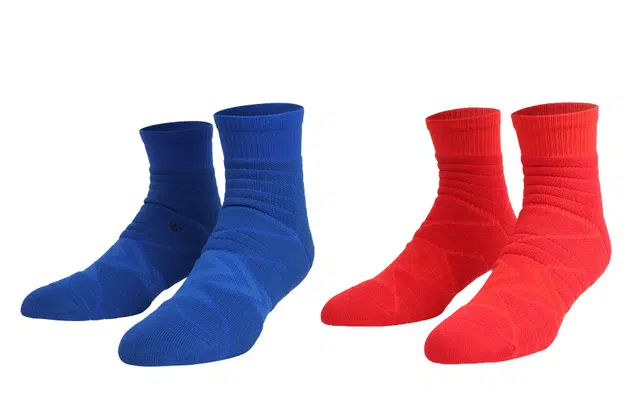 左右力量 篮球精英加厚实战运动透气中筒袜 男女同款 组合装