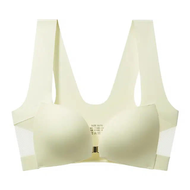 丝之莎 前扣式内衣女小胸聚拢防下垂无钢圈收副乳无痕透气美背文胸
