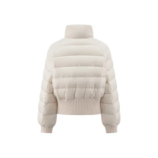 艾莱依 简约时尚纯色短款长袖羽绒服 女款