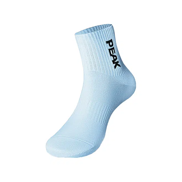 匹克 纯色防臭吸汗运动透气短中筒袜 男女同款 组合装