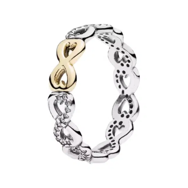 Pandora Infinite Heart Ring 925 Silver