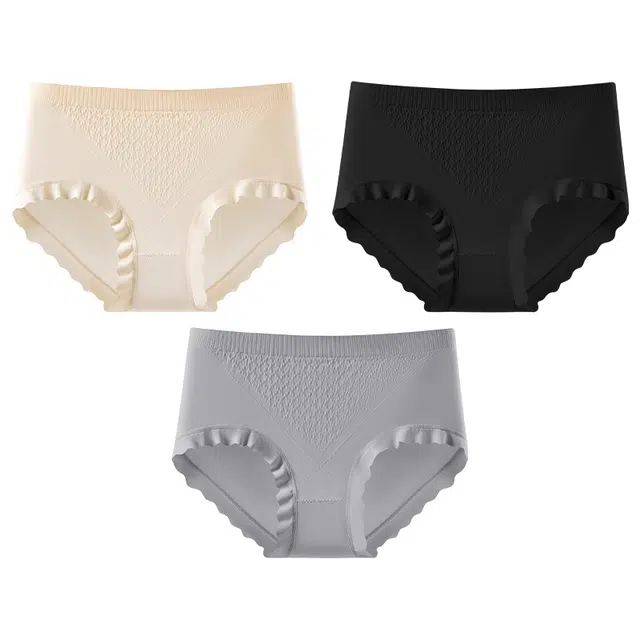 帕兰朵 甜美薄款透气柔软三角内裤 女款 组合装