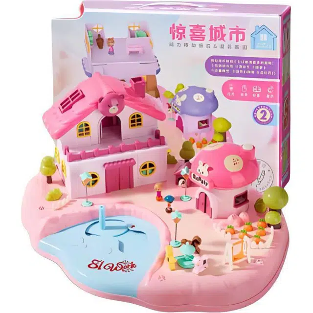 乐乐鱼 磁力过家家 益智 玩具