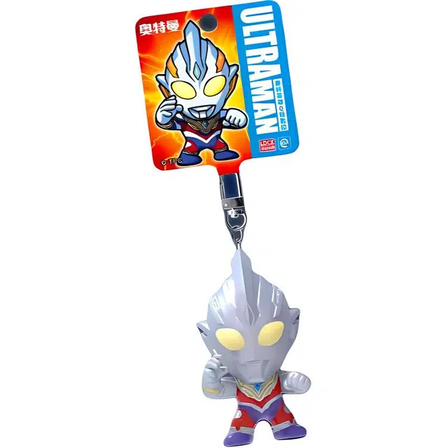 灵动创想 特利迦奥特曼 娃娃迪迦布莱泽钥匙扣 有趣 谷圈挂件