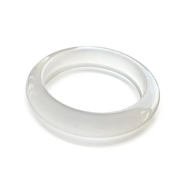 谧月珠宝 新中式国潮复古汉服圆条美人镯 一步一响古风素雅气质显白浅香槟甜蜜饰爱小众设计高级 玛瑙 玉石手镯 女款