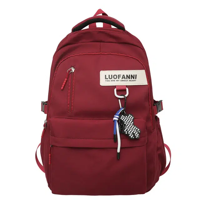 爱尔绅特 中学生潮流韩版少女高中大学生休闲 尼龙 双肩包 男女同款情侣款 多色