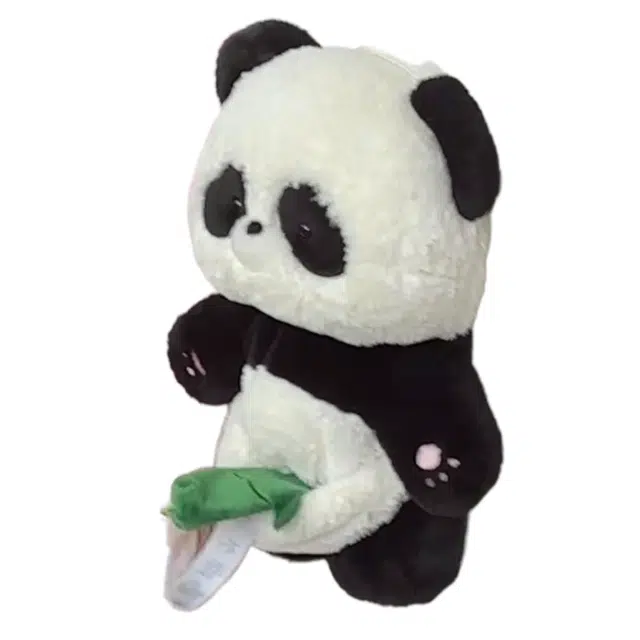 抱竹 古力古力 熊猫包包 可爱日常百搭玩偶包 聚酯纤维 双肩包 中号 女款 黑白